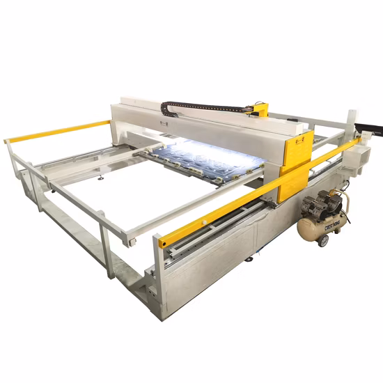 Machine piquante à aiguille unique entièrement automatique pour la fabrication du cuir